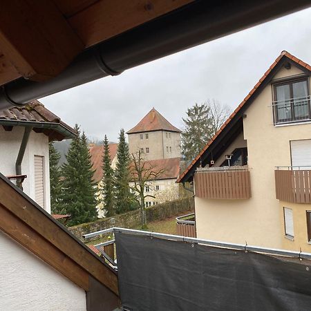 Appartement Am Kaibach - Kueche - Balkon - Bad Forchtenberg Dış mekan fotoğraf