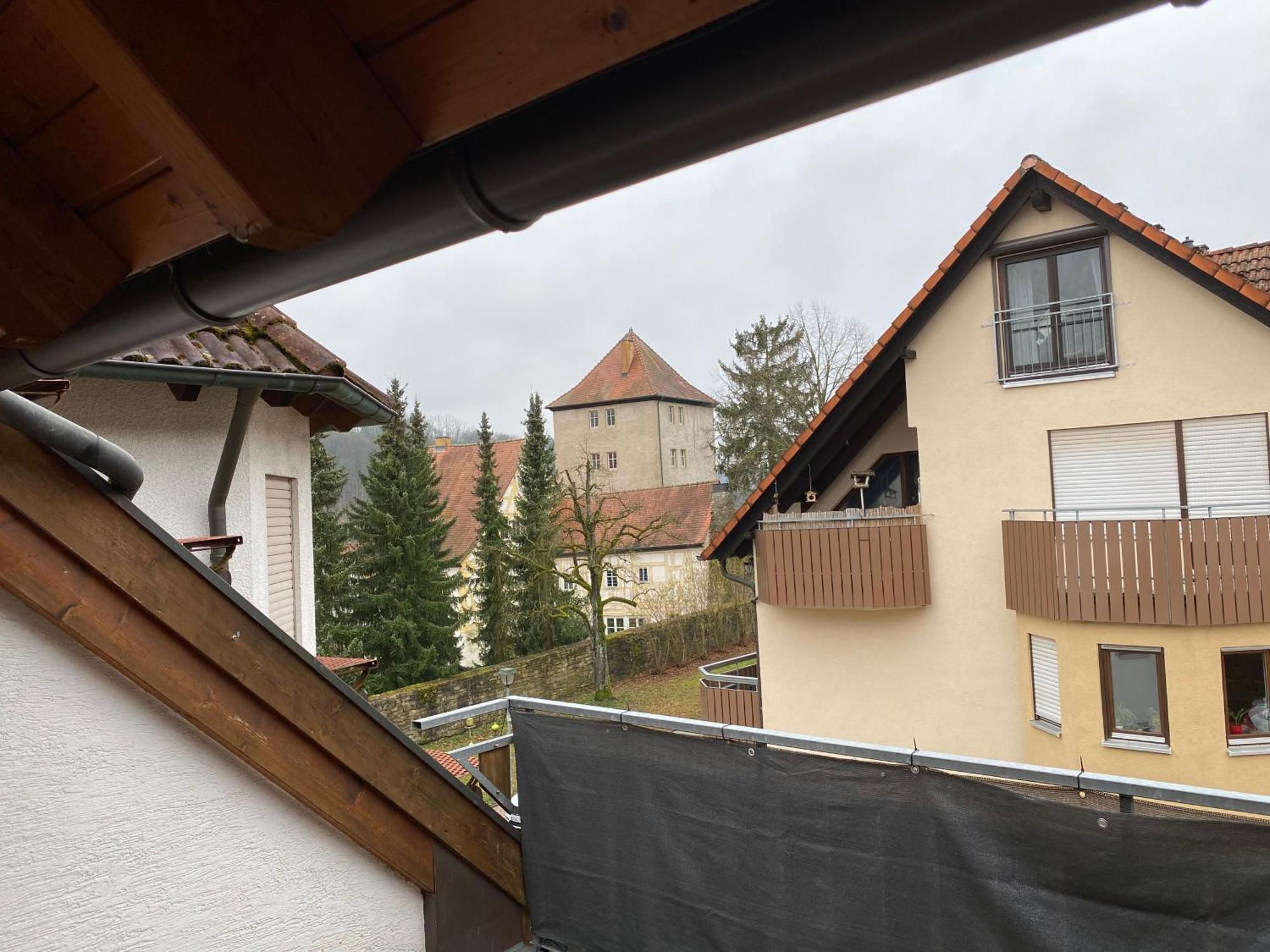 Appartement Am Kaibach - Kueche - Balkon - Bad Forchtenberg Dış mekan fotoğraf